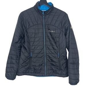 Eddie Bauer IgniteLite Reversible Jacket Black / Aqua S